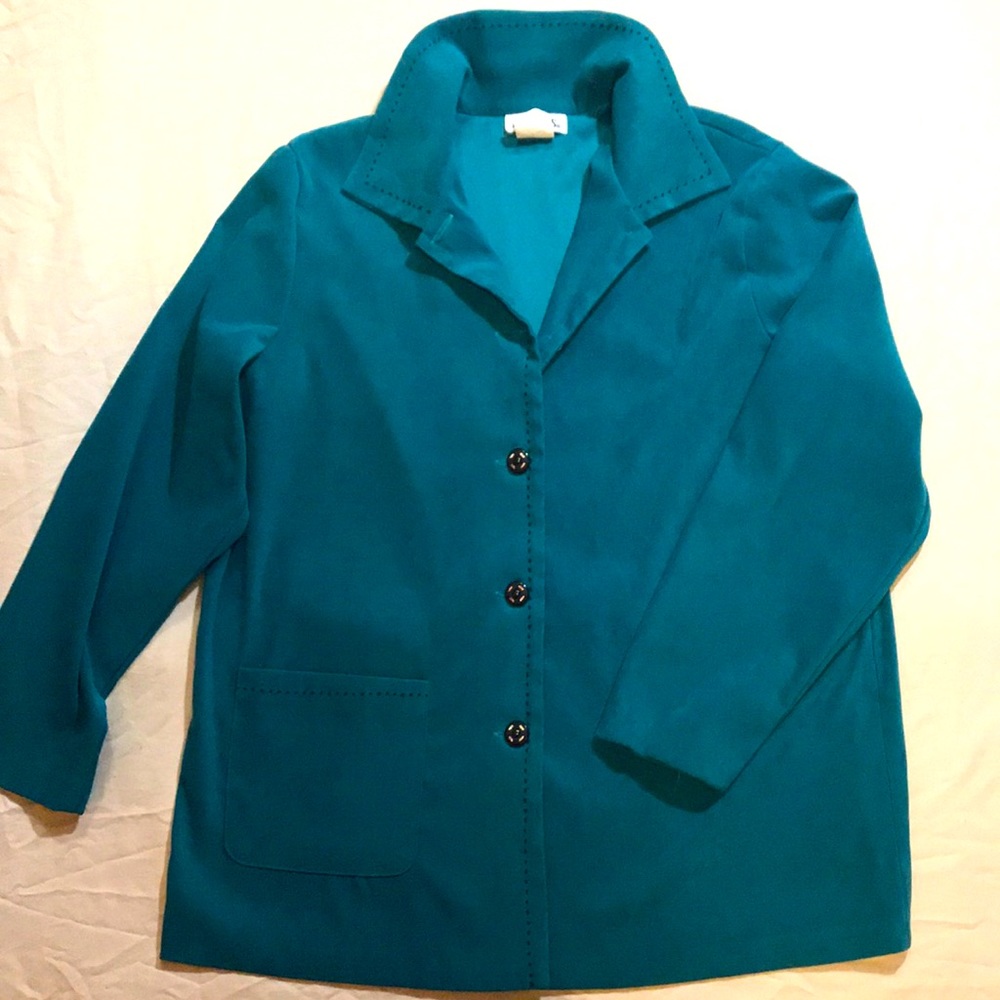 Soft velvety lightweight jacket, Sz 1X